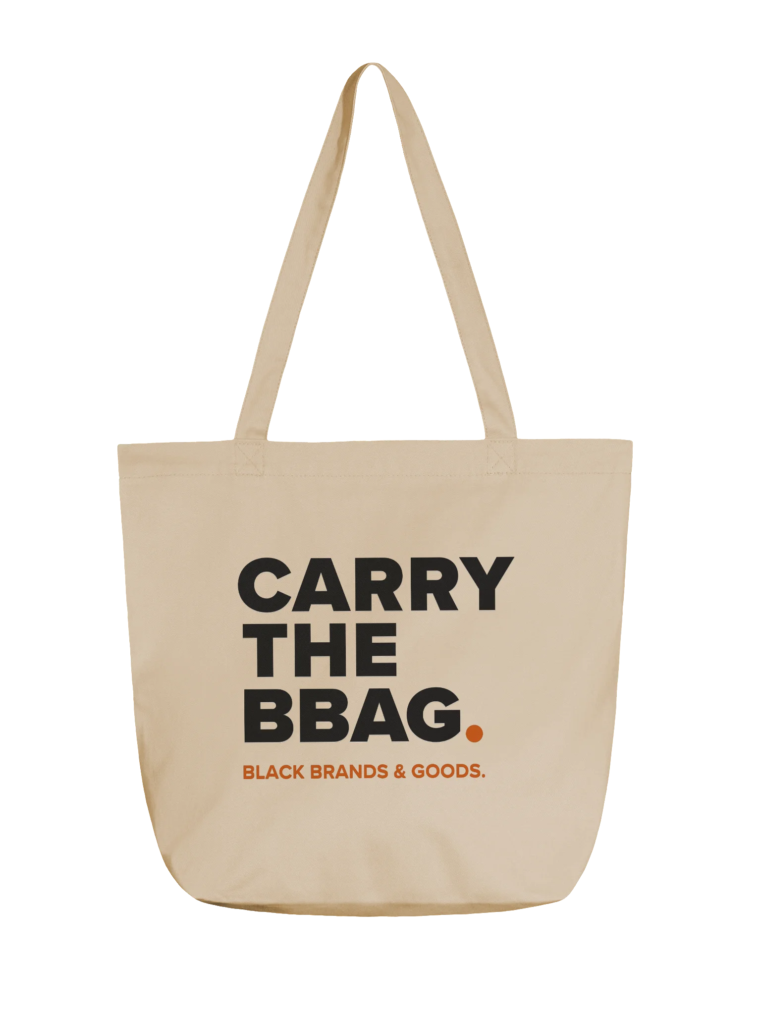 CARRY THE BBAG. Natural Canvas Tote product image (1)