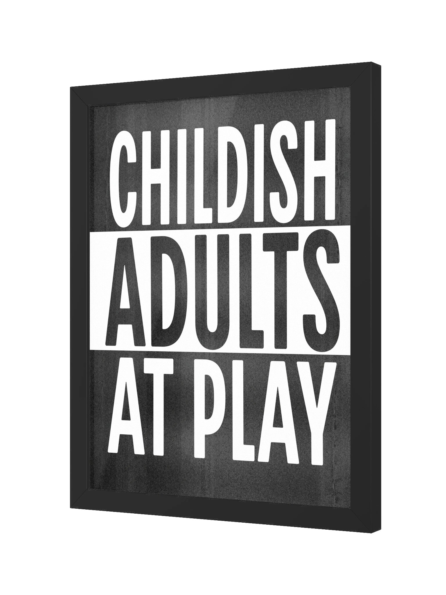 Childish Adults At Play Board Game Room Poster - FRAMED product image (5)