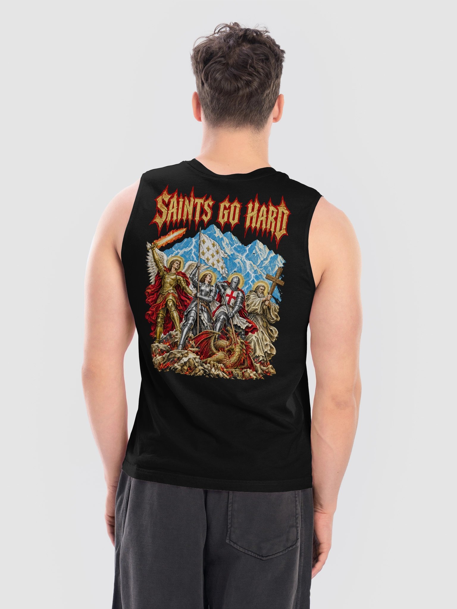 Saints Go Hard Muscle Tank product image (8)