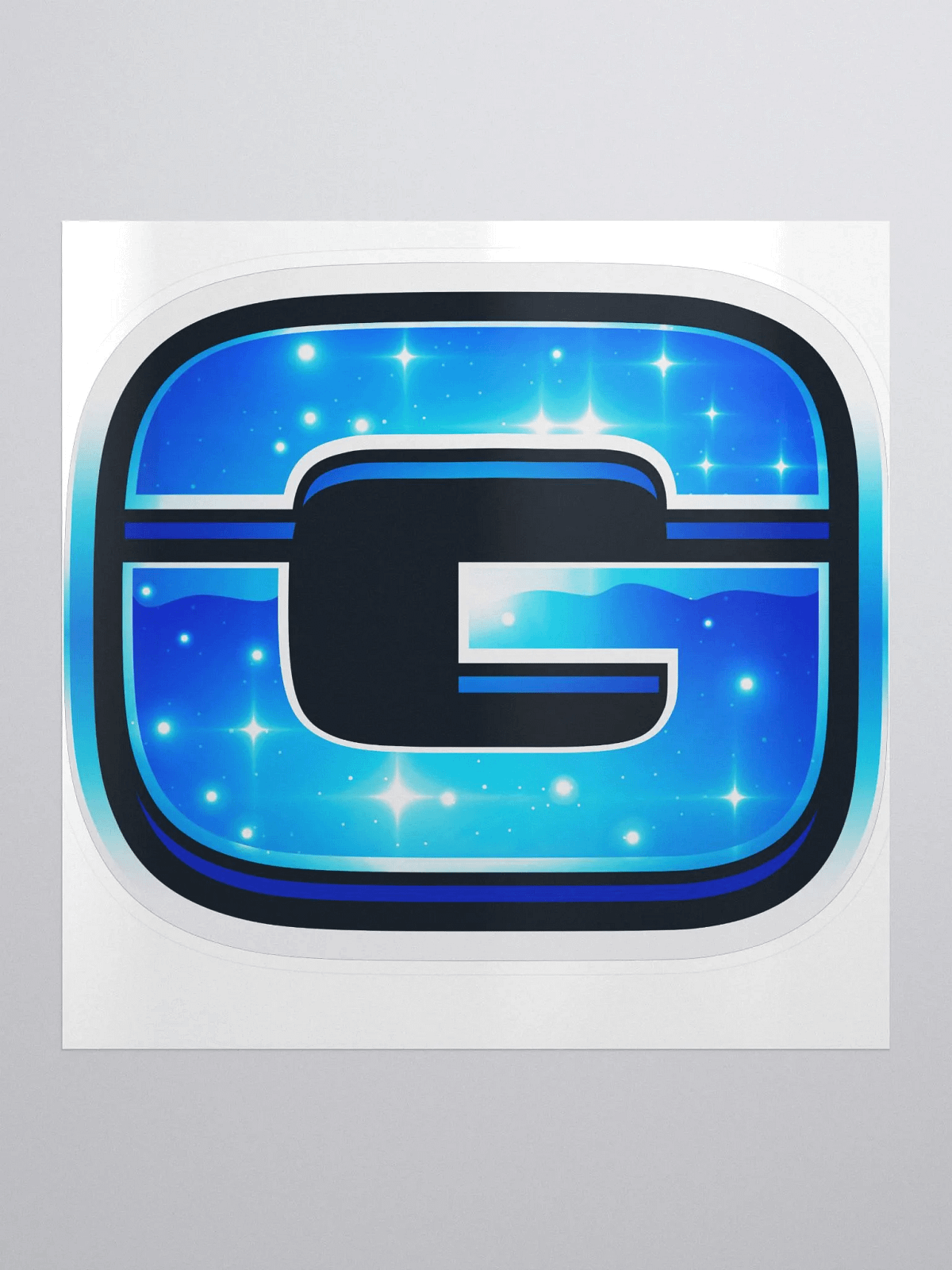 Just G Sticker but make it blue | GingrBredBeauty