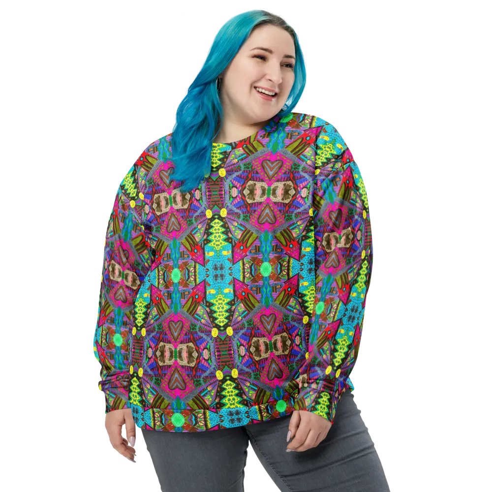 Abstract Doodle Art Tower Moment Unisex Sweatshirt product image (3)
