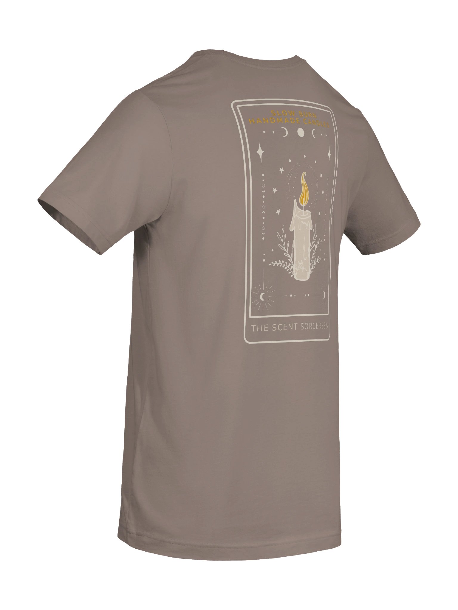 Slow Burn Candle Lover Tee with Tarot Back product image (123)