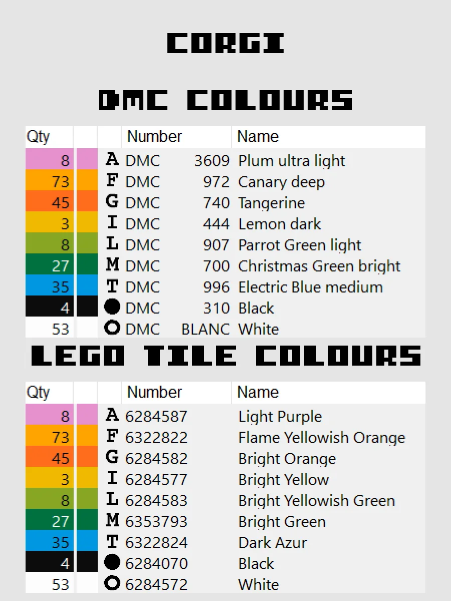 Corgi Pixel Art product image (4)