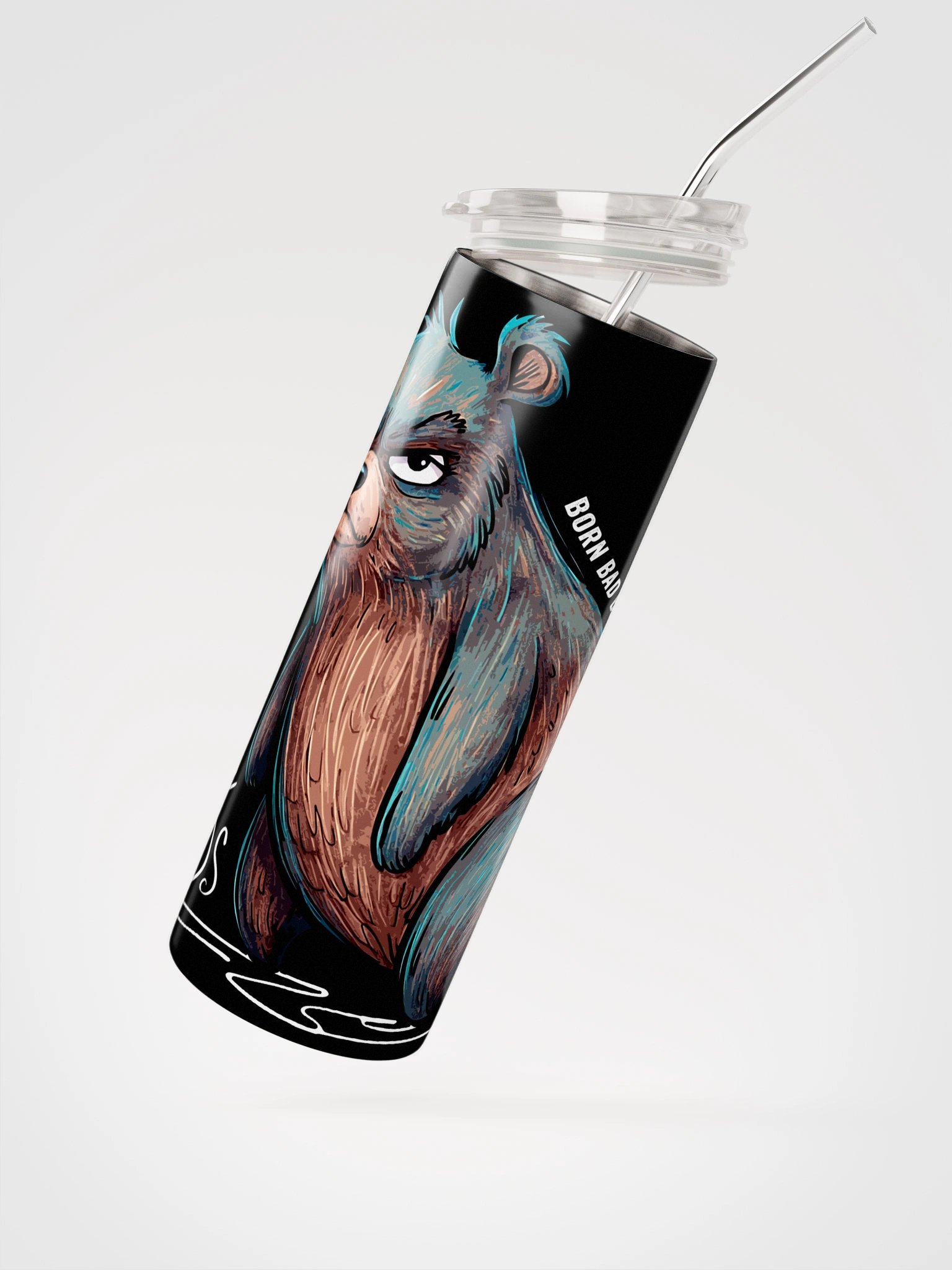 Grumpy Bear Stainless Steel Tumbler product image (4)