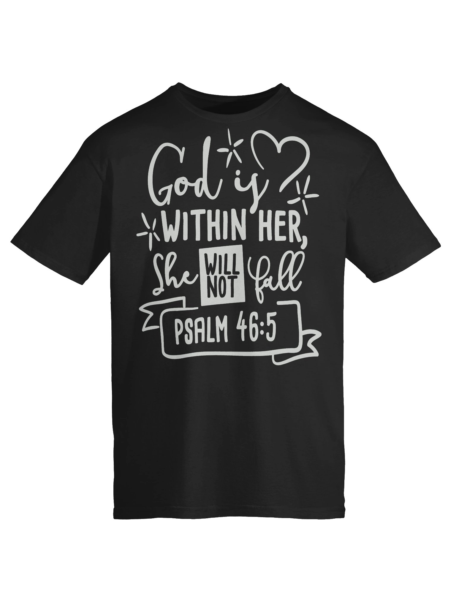 Christian Shirt God Is Within Her She Will Not Fall product image (8)