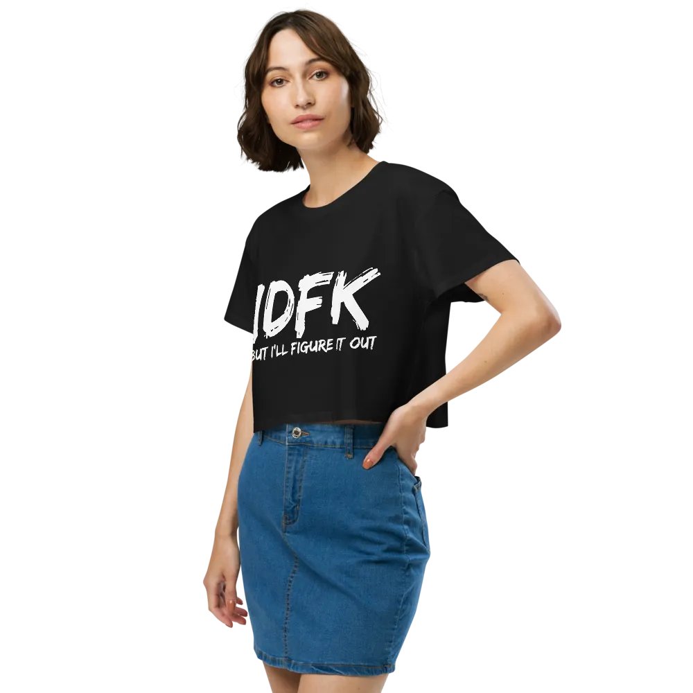 IDFK Black & White Premium Crop Top product image (8)