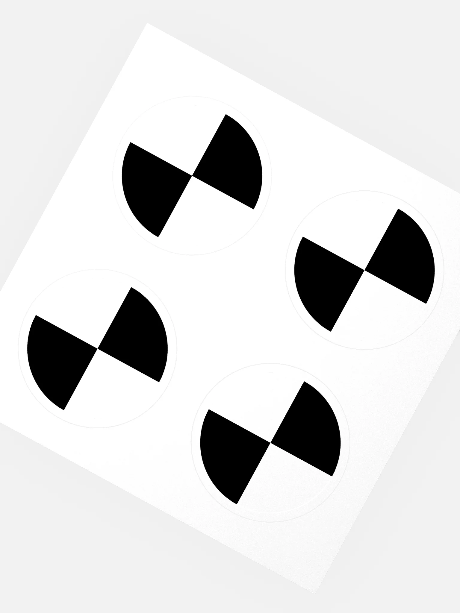CRASH TEST STICKERS - BLACK product image (4)