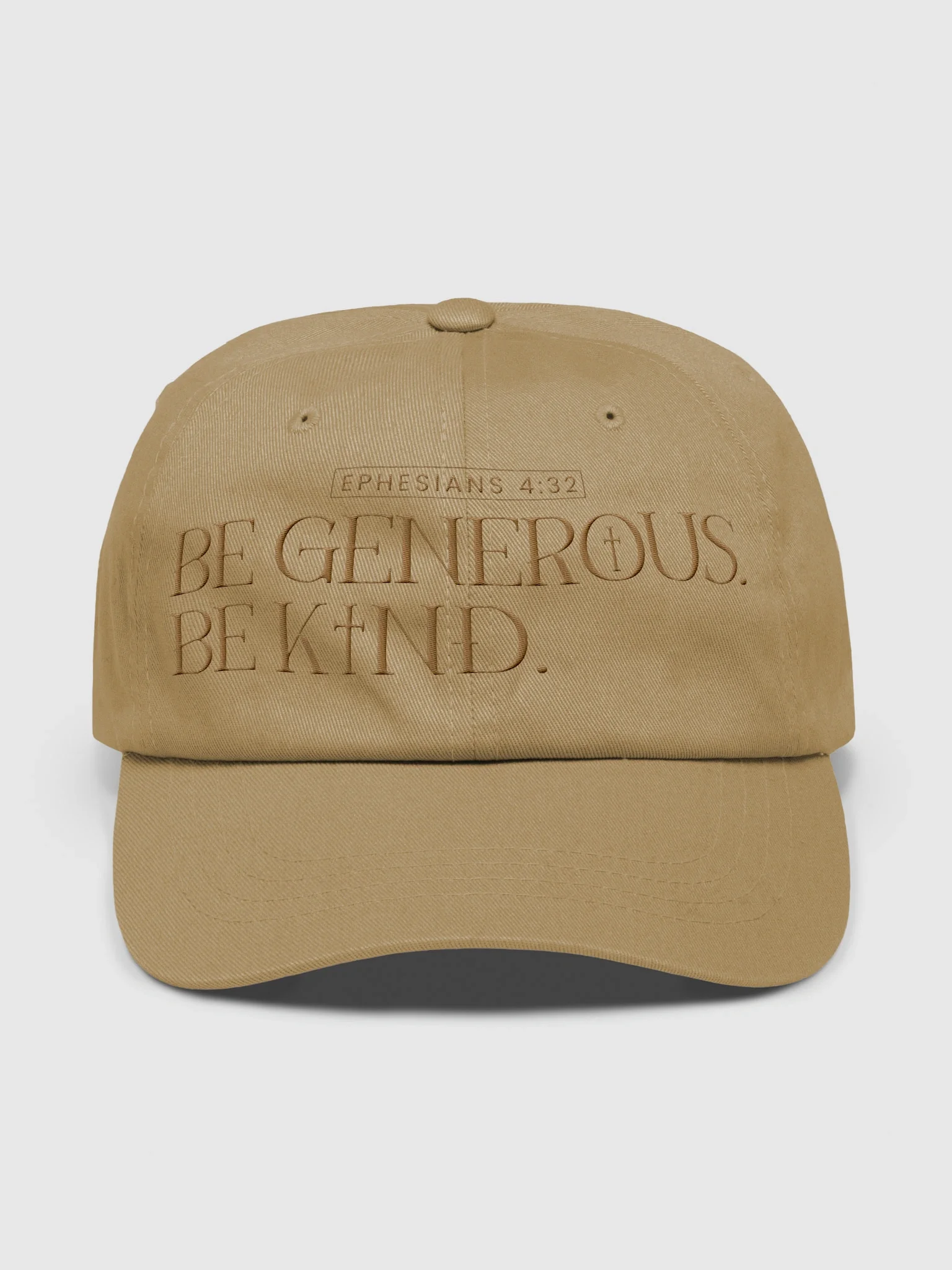 "Be kind" Classic Dad hat Beige