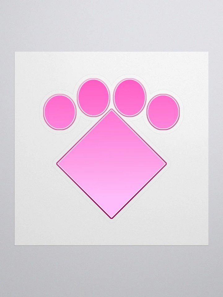 Fuchsia Hint Print Sticker product image (1)