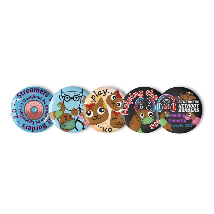 Limited Edition Feeding Frenzy Fundraiser Pin Set product image (1)