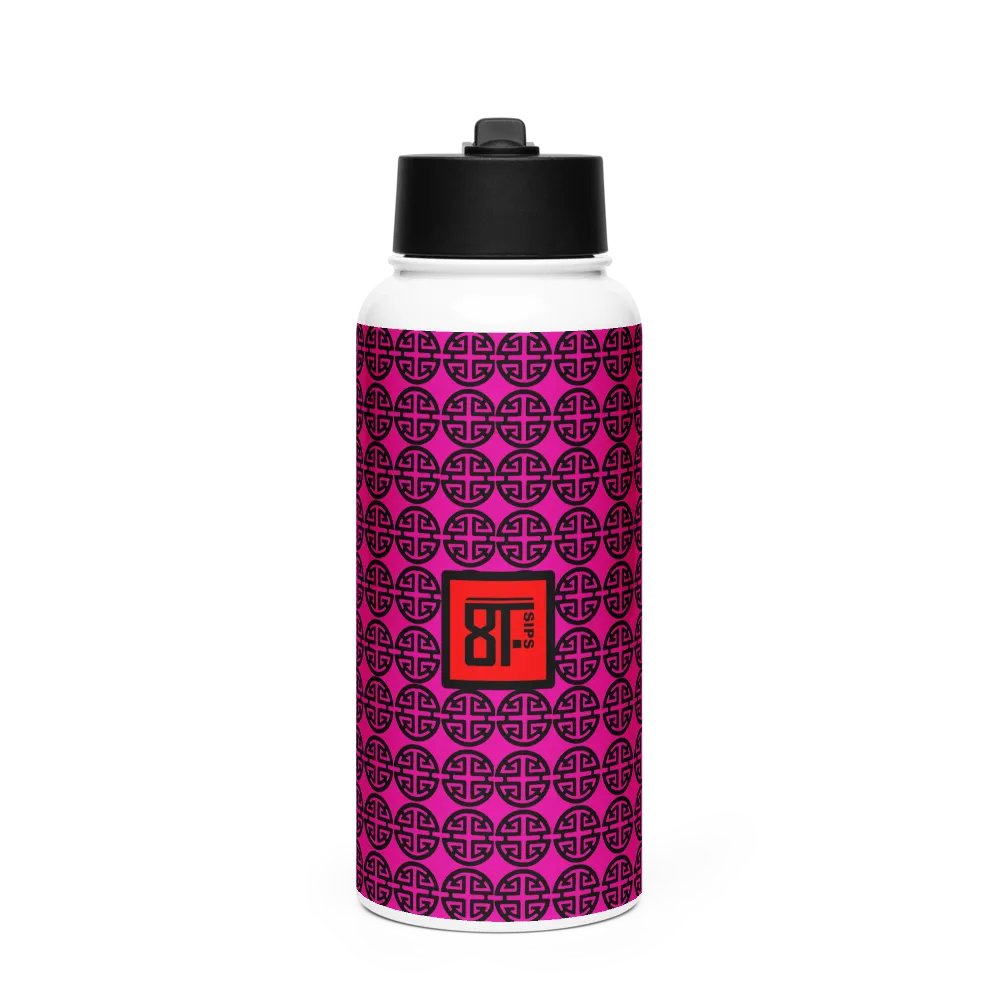 8T Sips Prosperity Stainless Steel Water Bottle product image (1)