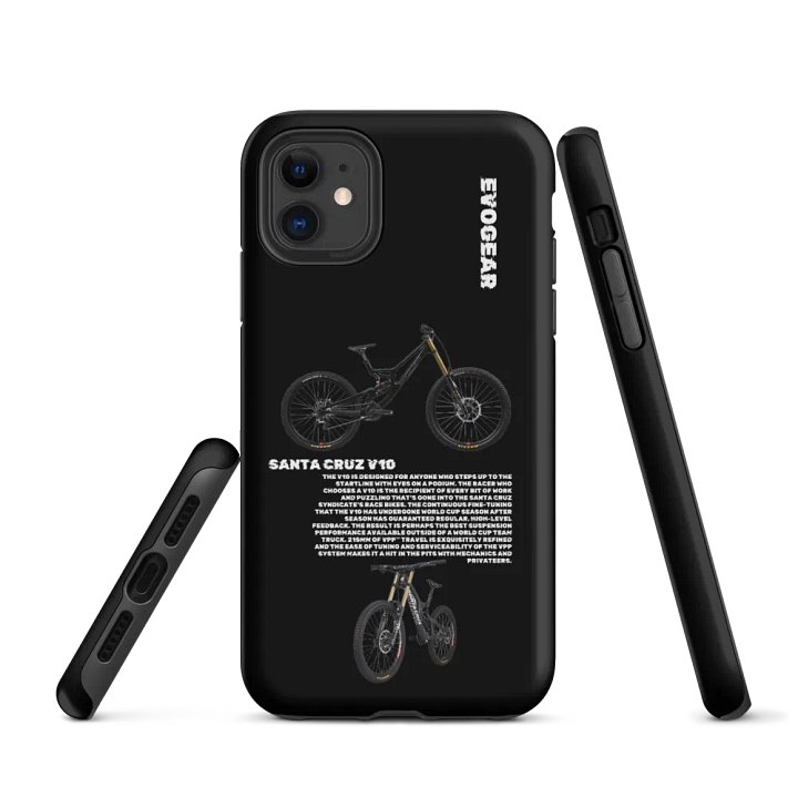 Black V10 Black iPhone Case product image (1)