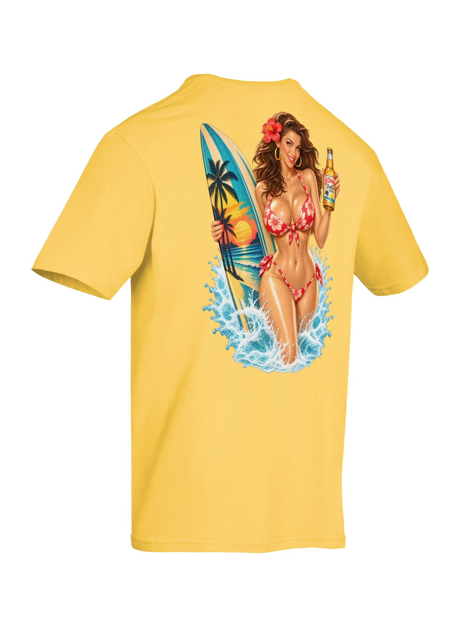 El Cheapo Deluxe Beach Bar - Surfer Girl Tee product image (106)
