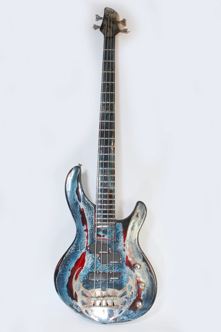 Aria Pro II Apocalypse Refinish Bass Guitar product image (2)