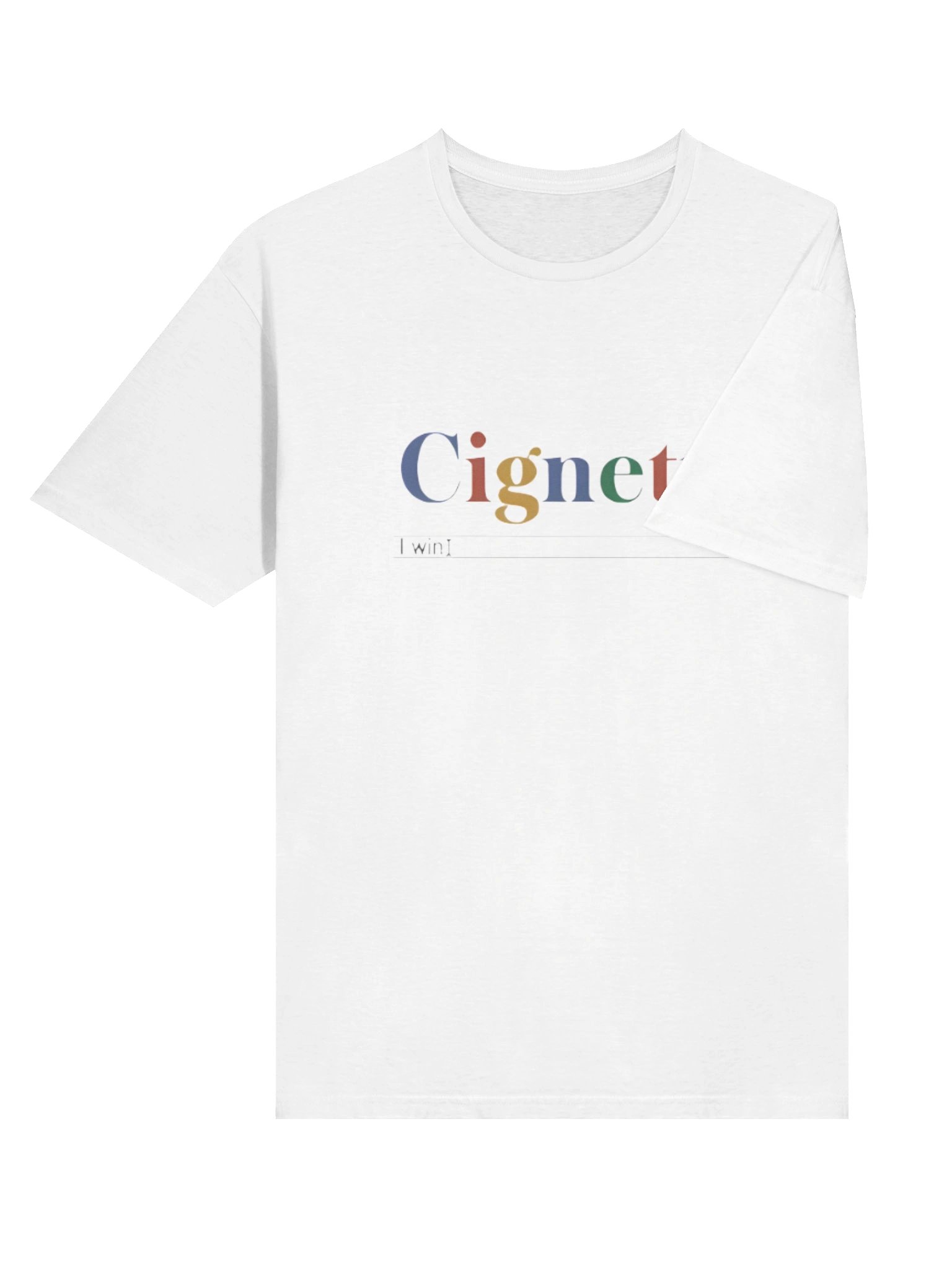 CignettI “I Win” Search Bar T-shirt product image (4)