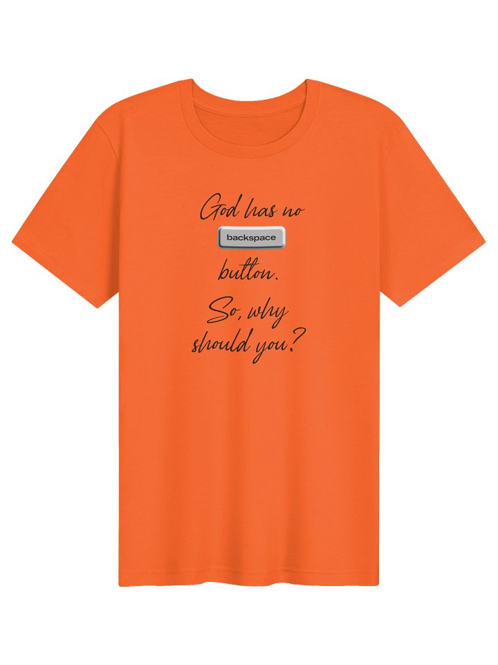 "God Has No Backspace" Graphic Tee product image (109)