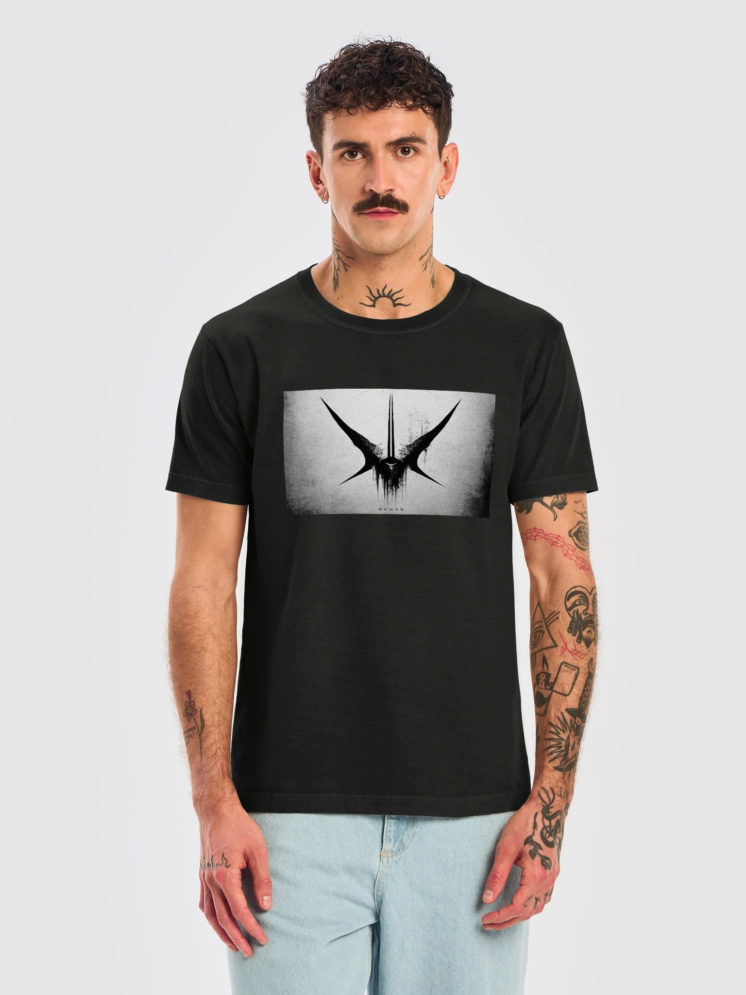 HUMAN 01 OVERSIZE TEE SHIRT (U) product image (4)