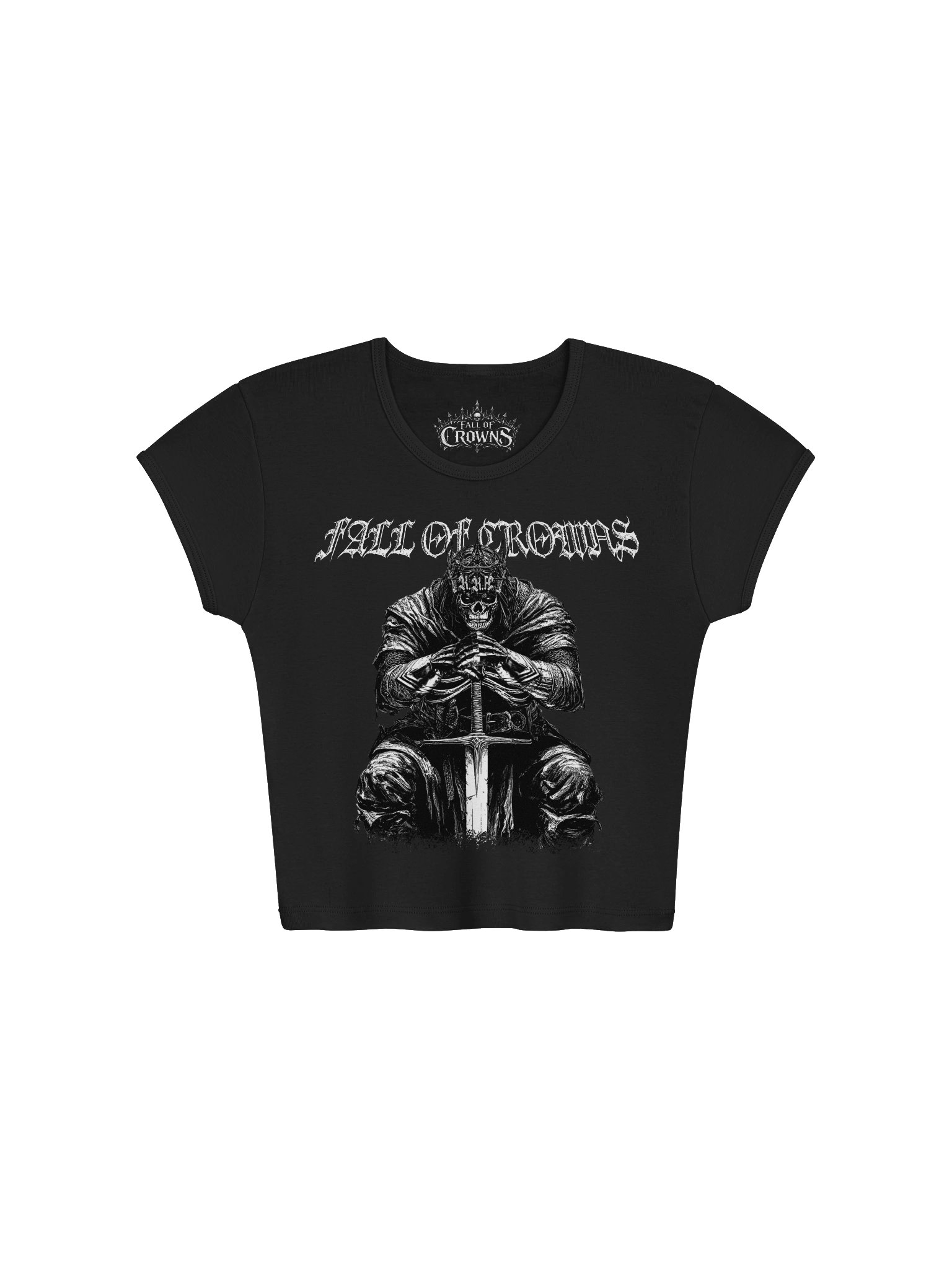 The Barbarian Womens Baby Tee Crop Top product image (1)