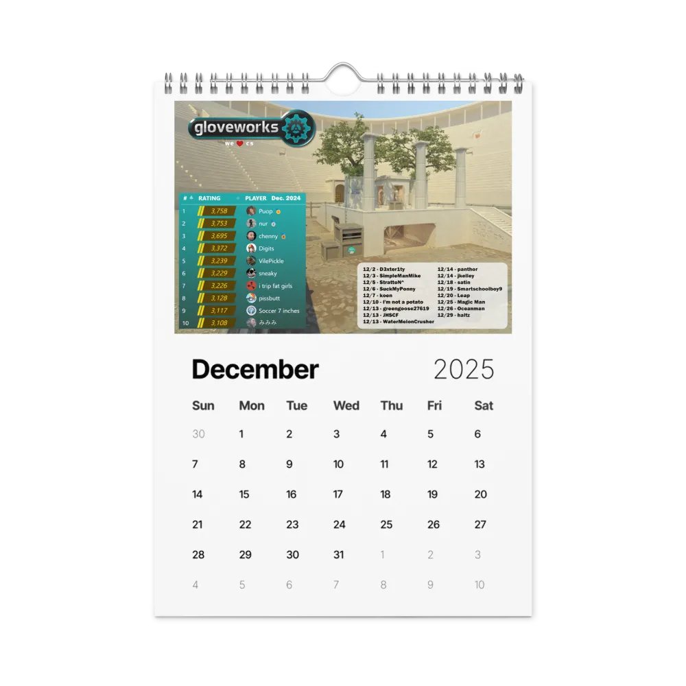 gloveworks calendar 2025 product image (4)