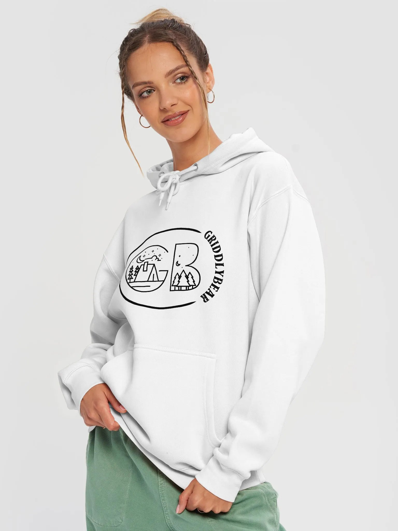 GRIDDLY Hoodie - Black Logo product image (1)