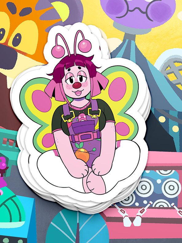Sitting Bug Sticker product image (1)