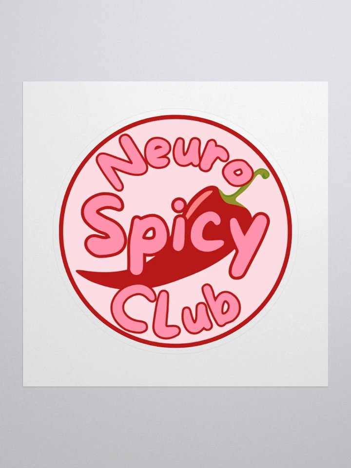 Neurospicy Club Sticker product image (1)