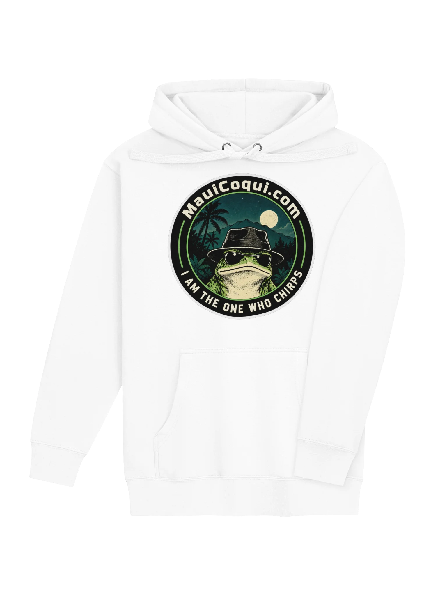 Heisenfrog Hoodie - I am the one who chirps - White product image (4)