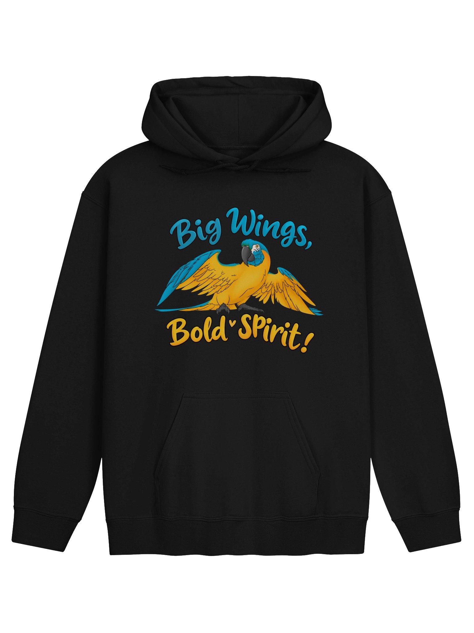 Big Wings, Bold Spirit! Unisex Hoodie (dark) product image (1)