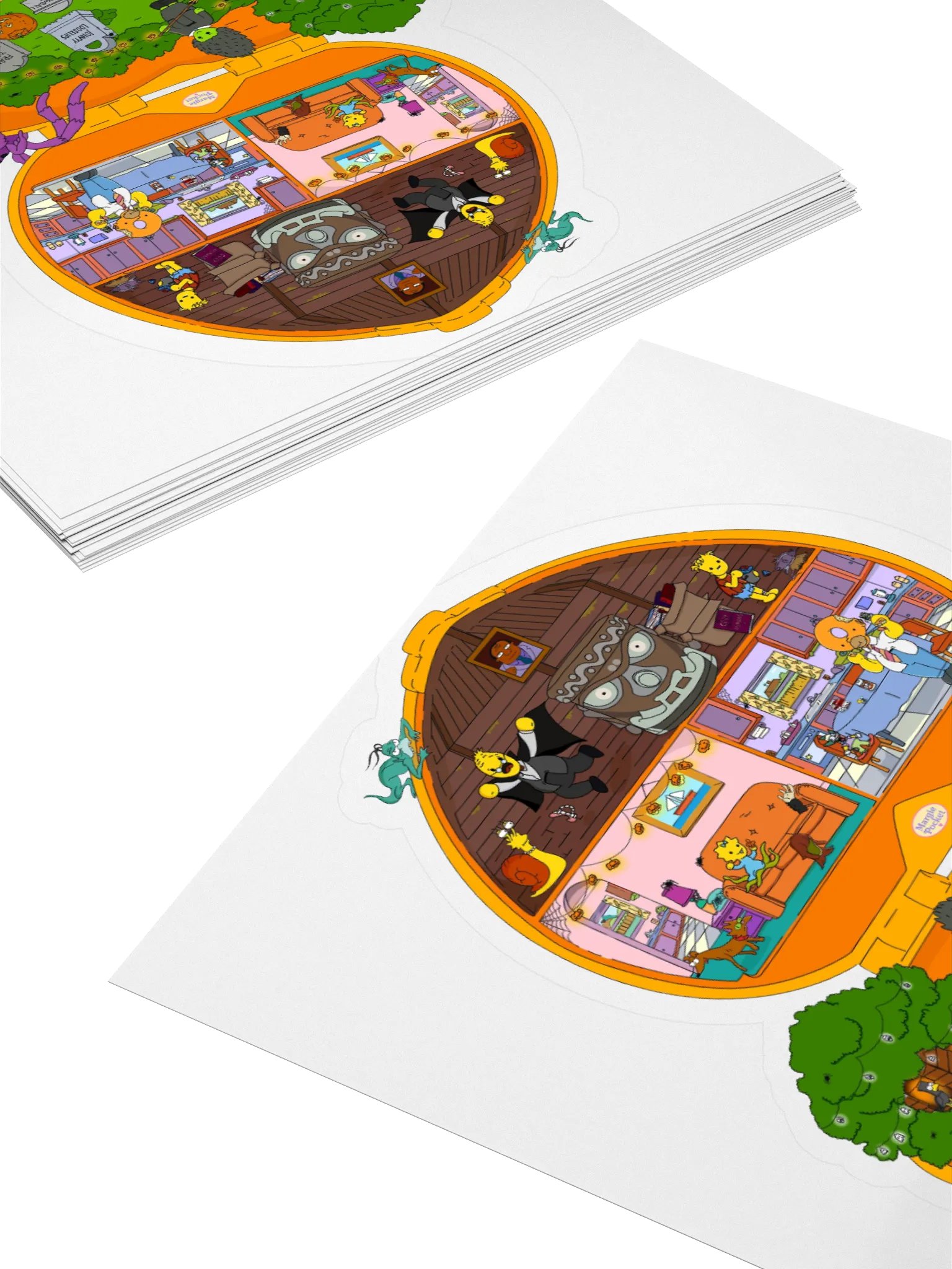 spooky pocket sticker product image (3)
