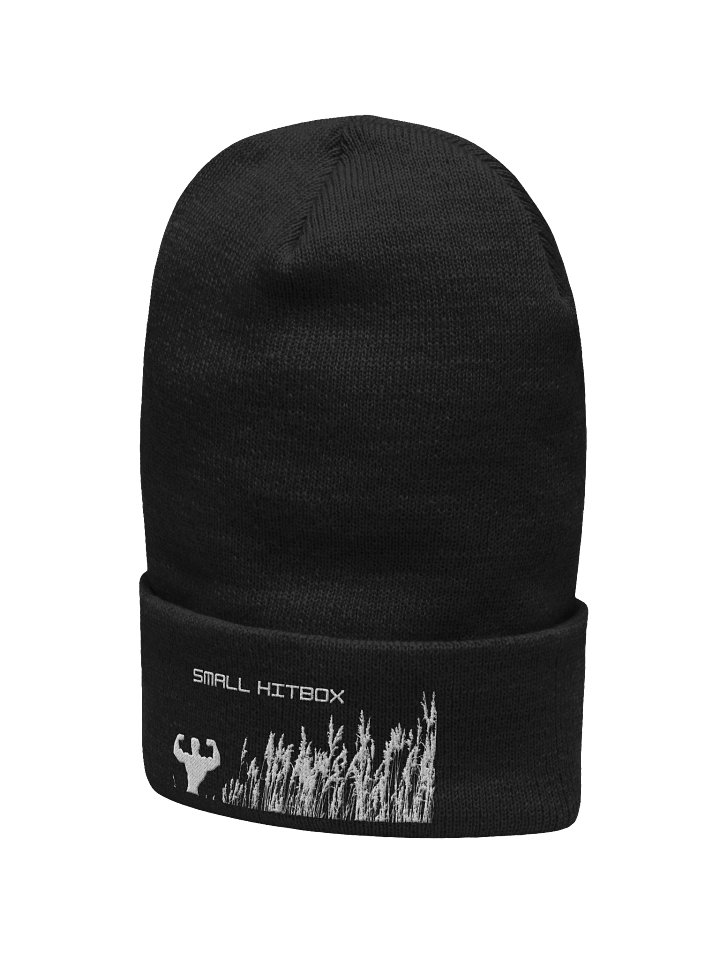 Small Hitbox Beanie – Survival Gamer Meme Knit Hat product image (5)