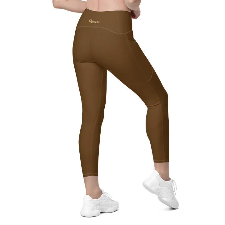 Brown Leggings with Pockets product image (1)