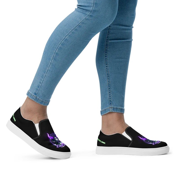 DeviLuna Black Slip-On Shoes product image (2)