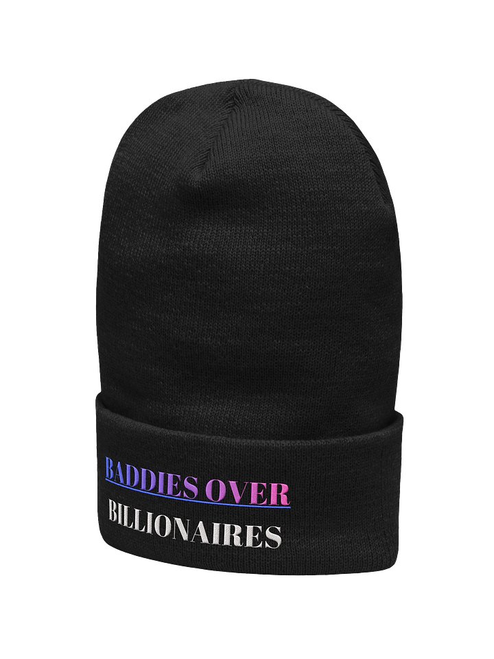 BADDIES OVER BILLIONAIRES BEANIE product image (2)