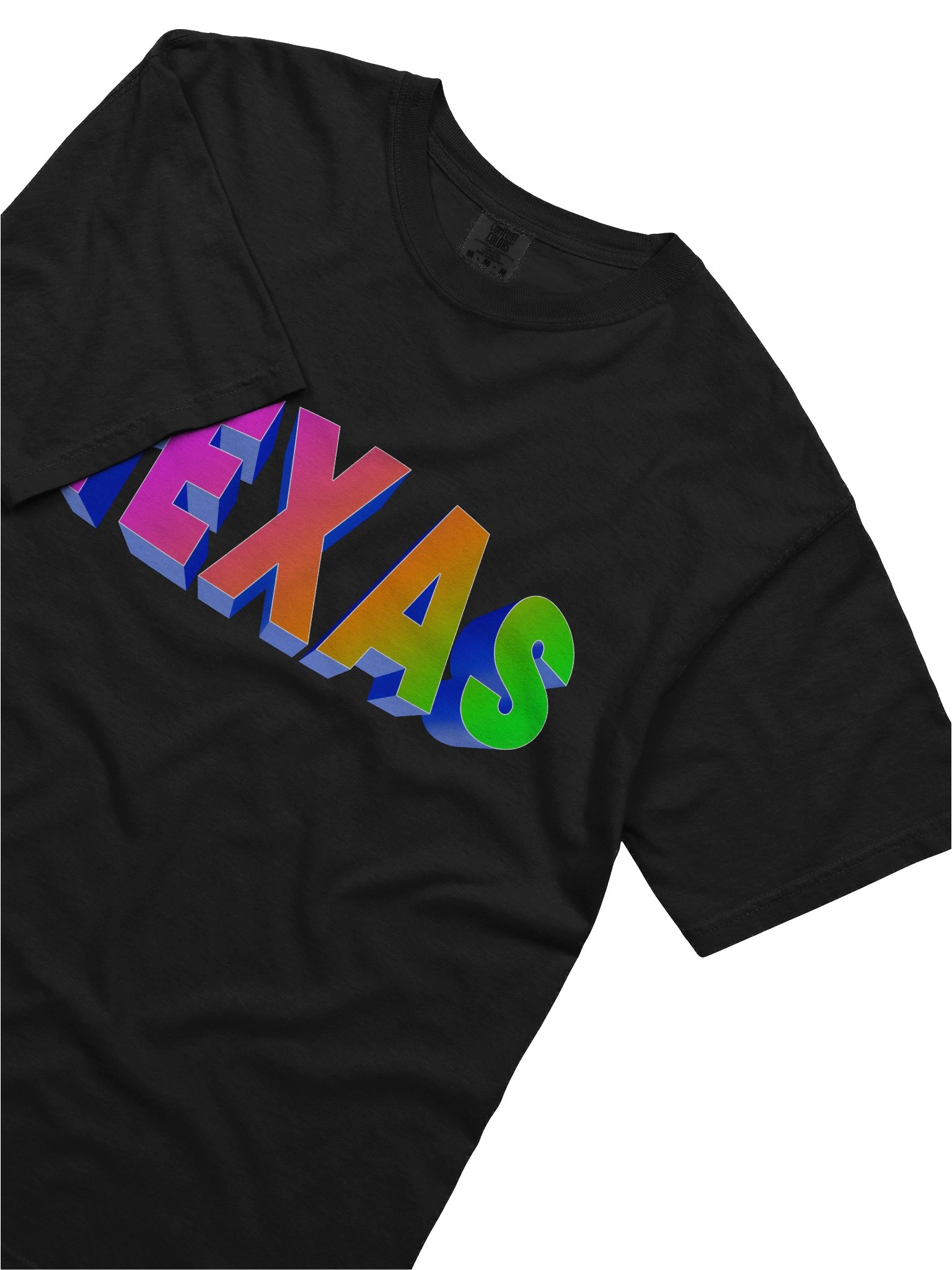 TEXAS Neon Gradient 3D Tee product image (5)