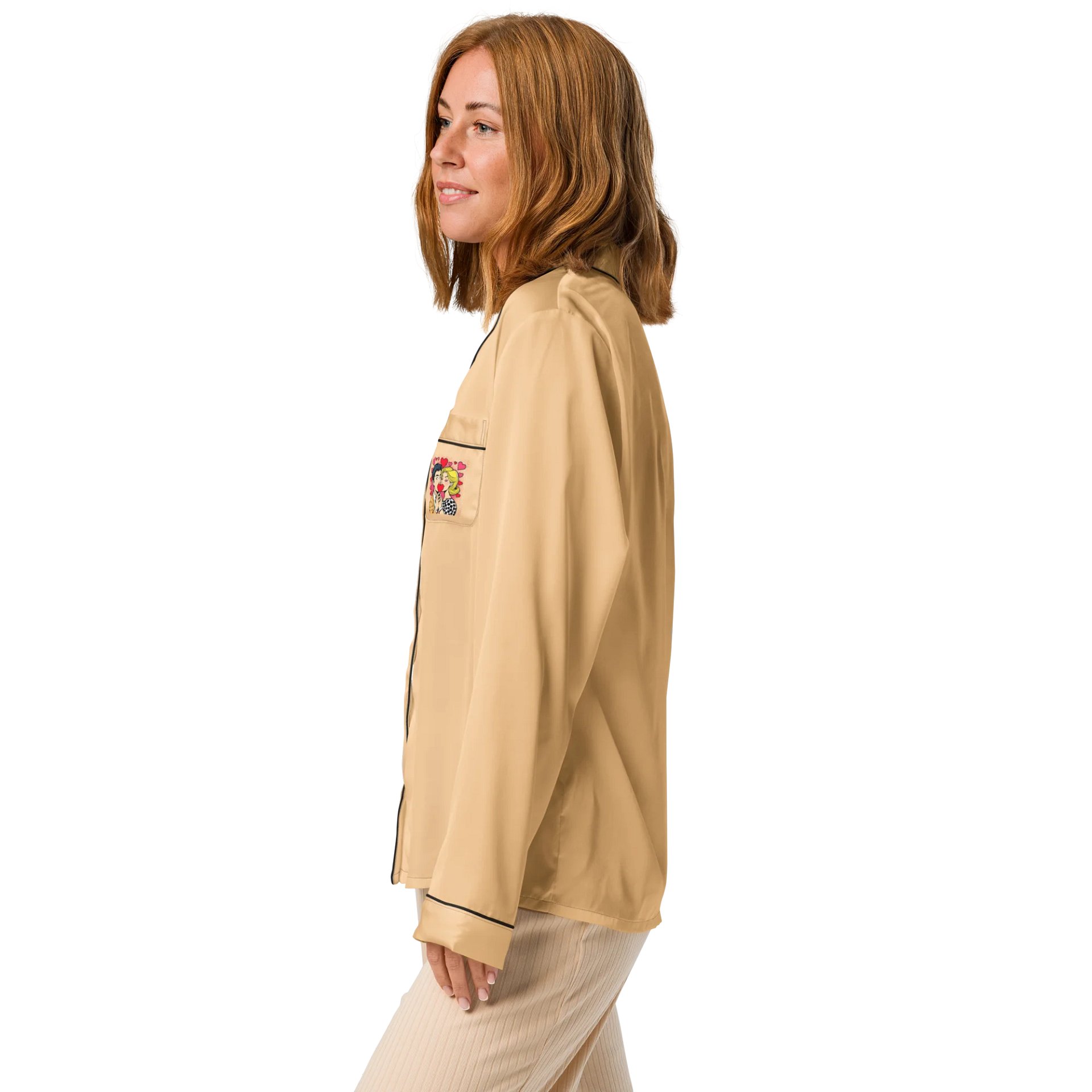 Elegant Silky Pajama Top product image (5)