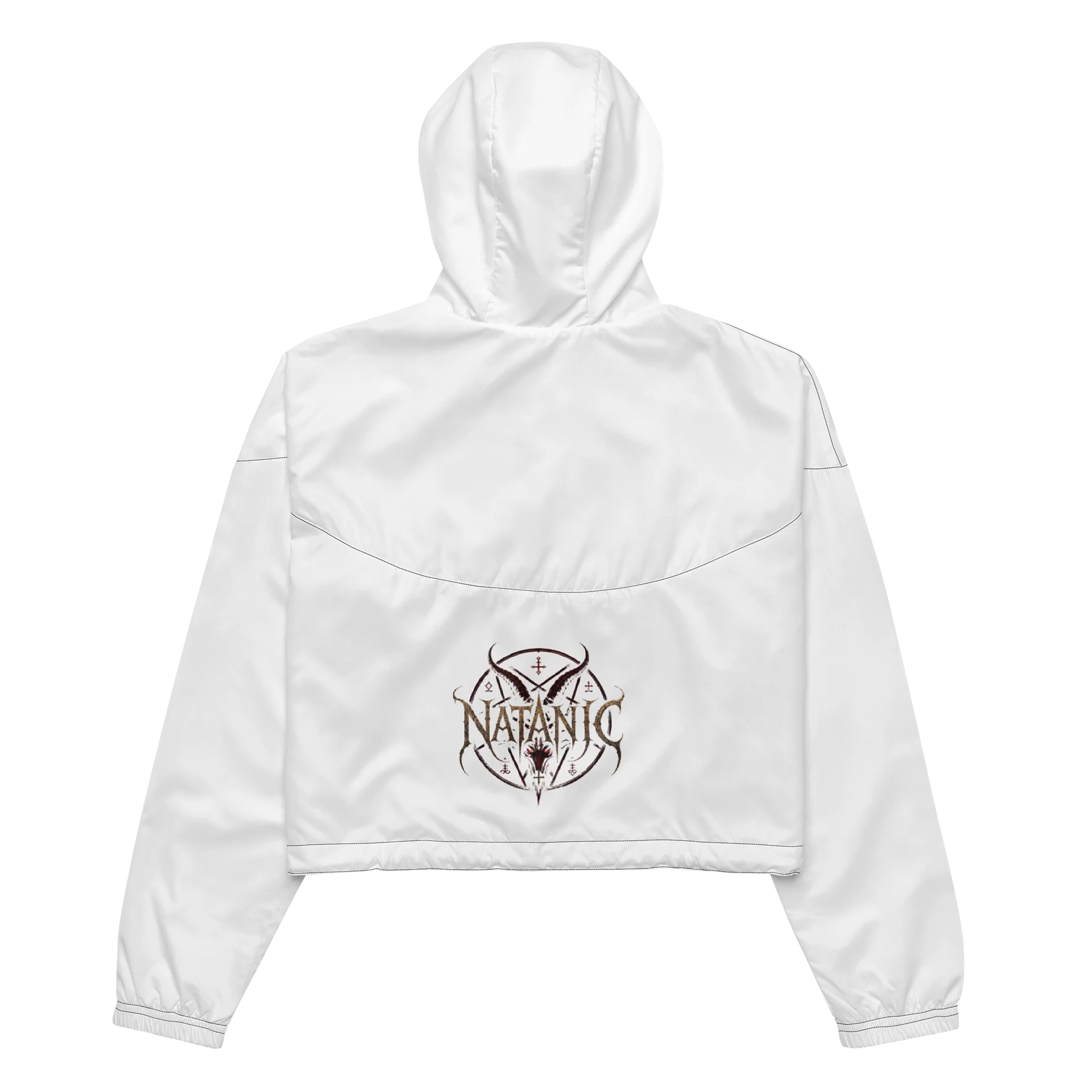 Crimson Goat Pentagram Crop Windbreaker product image (5)
