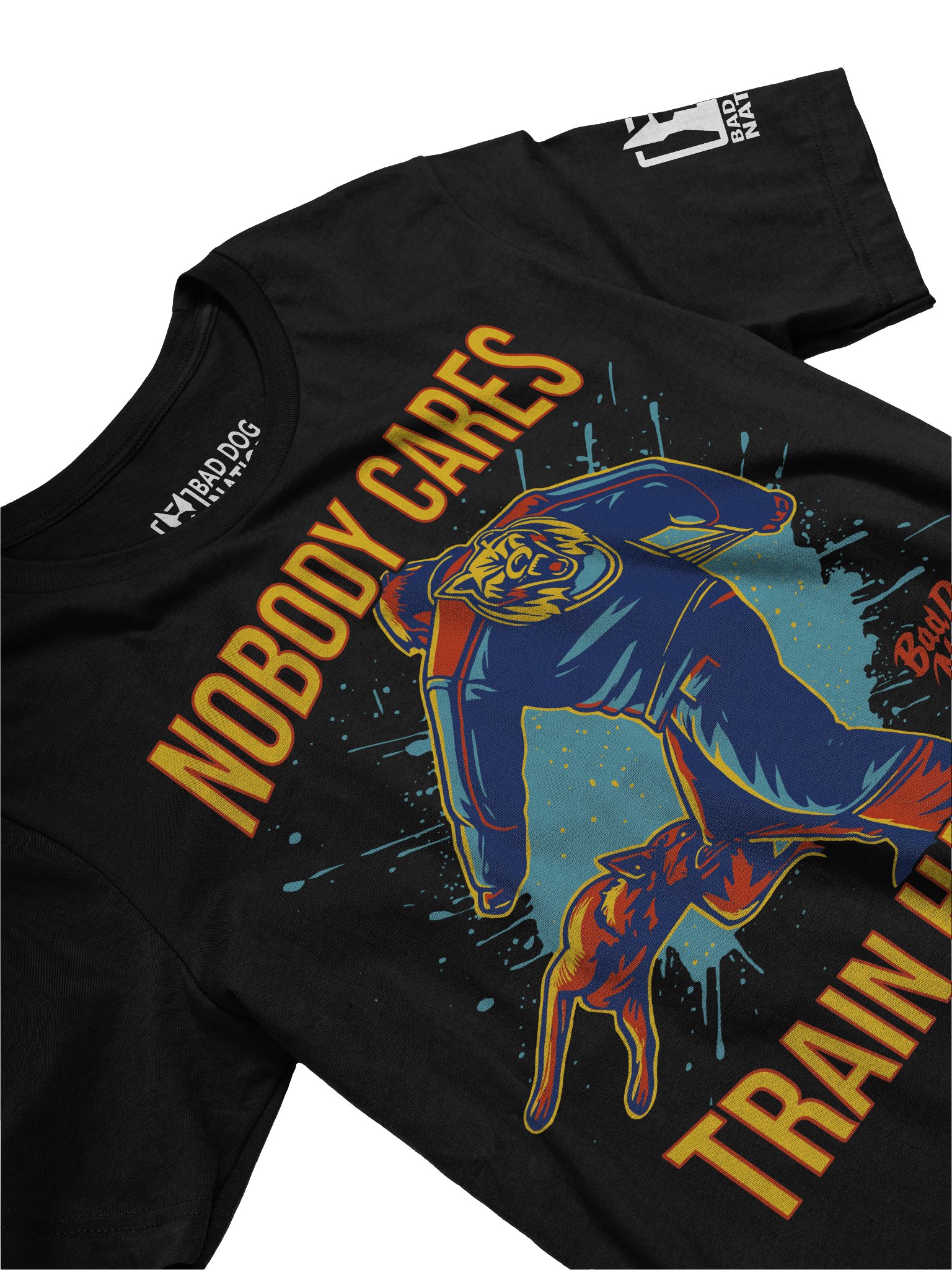 NOBODY CARES, TRAIN HARDER - PREMIUM ADULT UNISEX T-SHIRT product image (7)