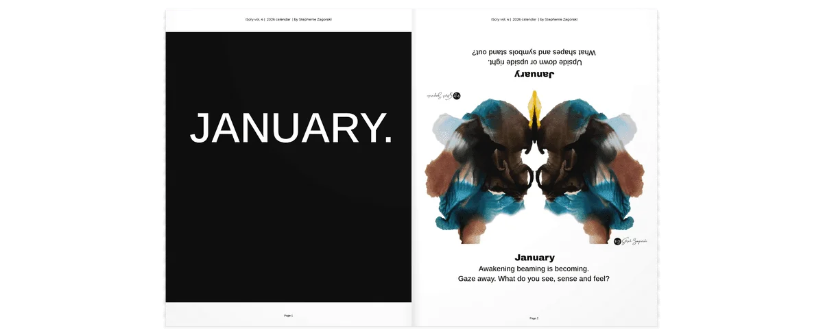 iScry vol. 4 MONTHLY MUSES | 48 inkblots | eBook/PDF product image (5)