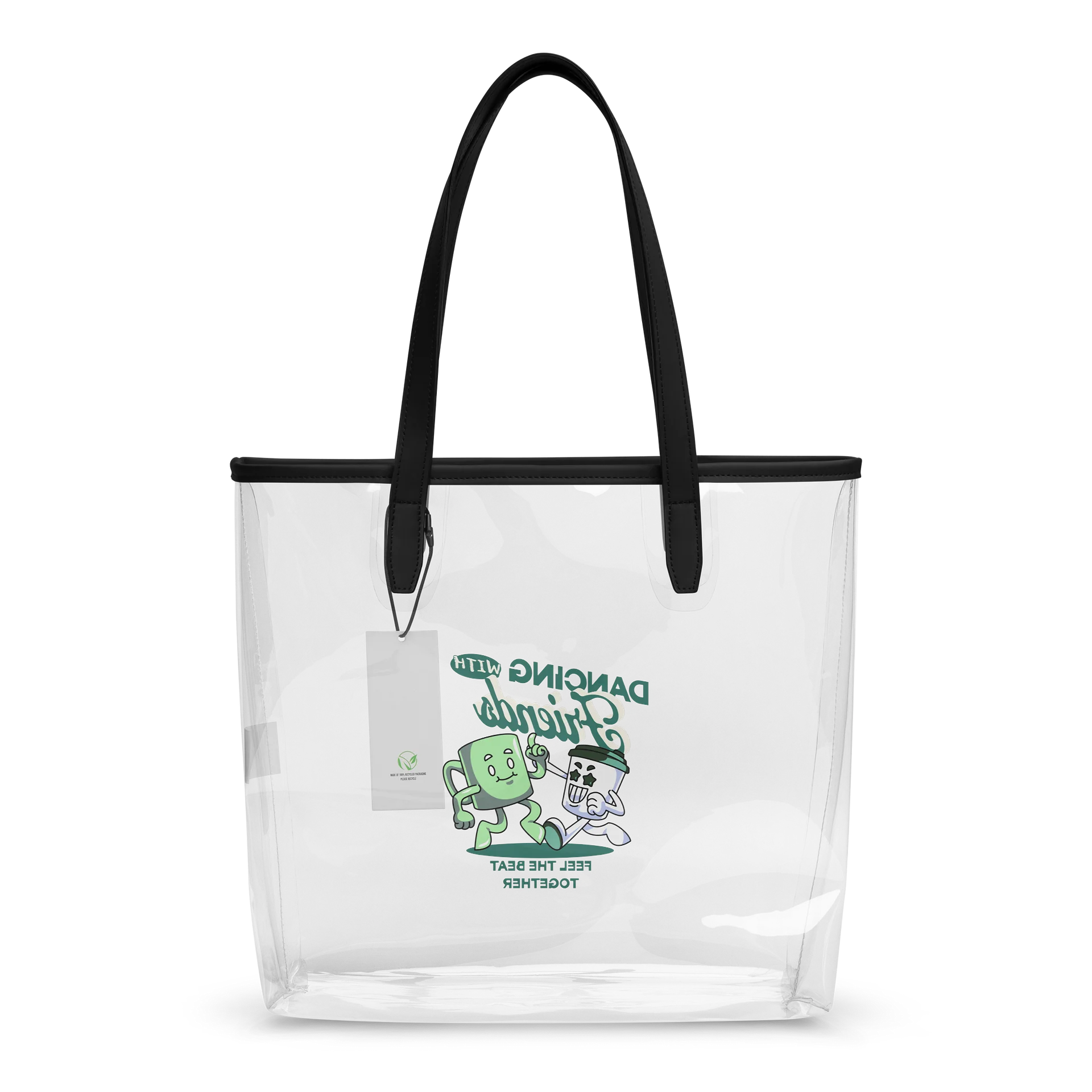 Clear Tote Bag Dancing With Friends product image (2)