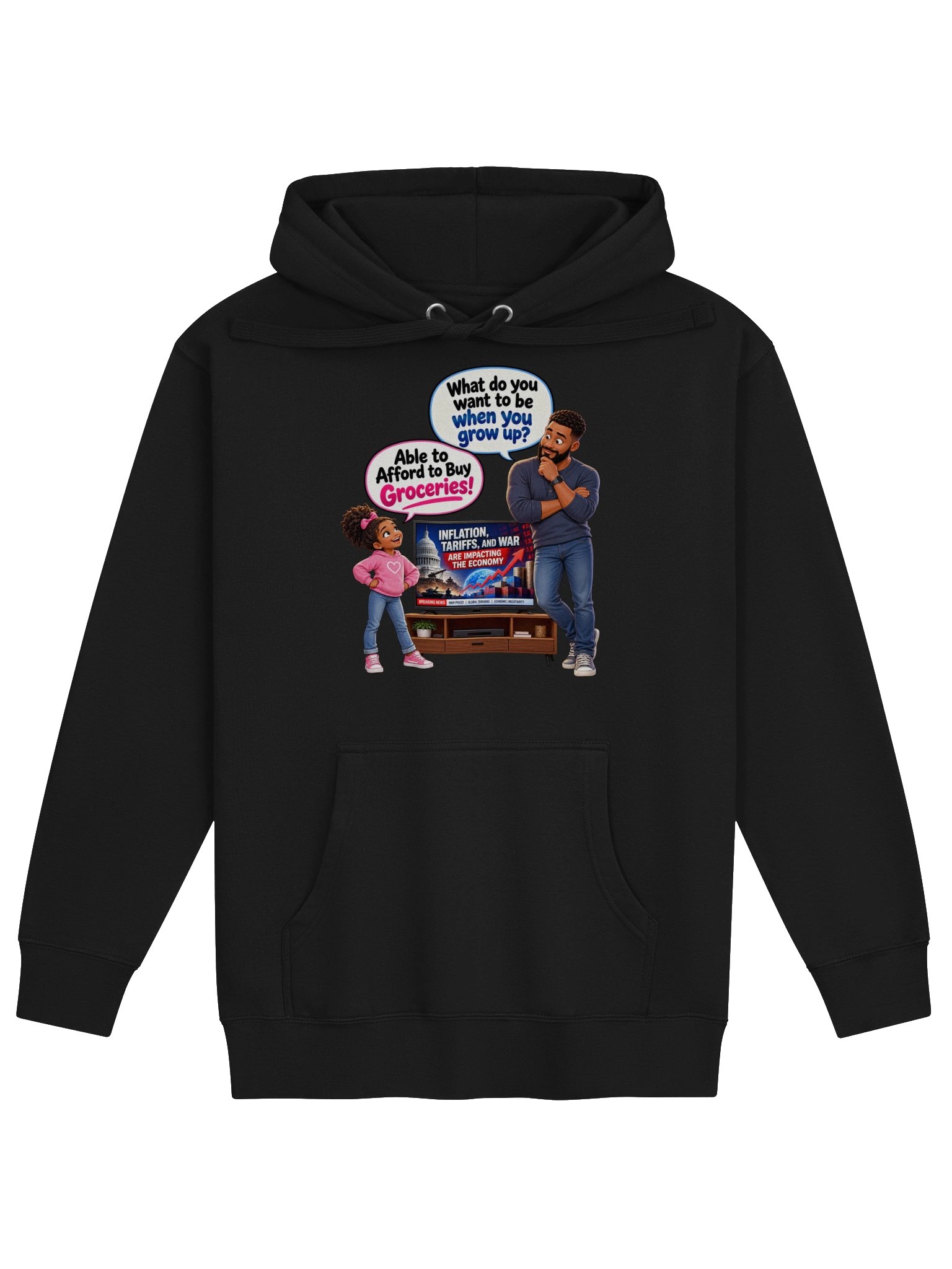 ABLE TO AFFORD TO BUY GROCERIES! HOODIE product image (1)