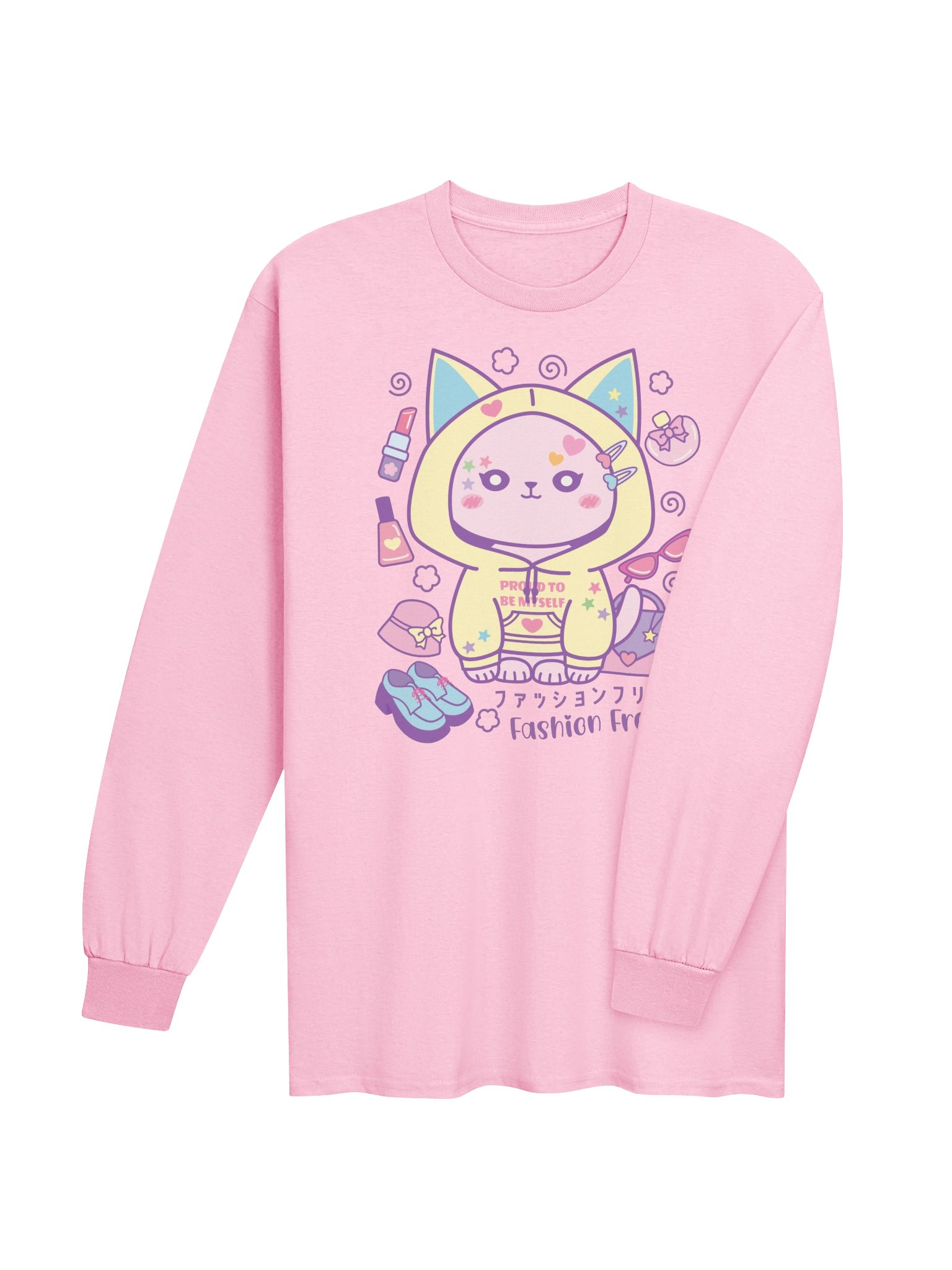 Fashion Freak Cat - Unisex Adult Long Sleeve T-shirt product image (3)