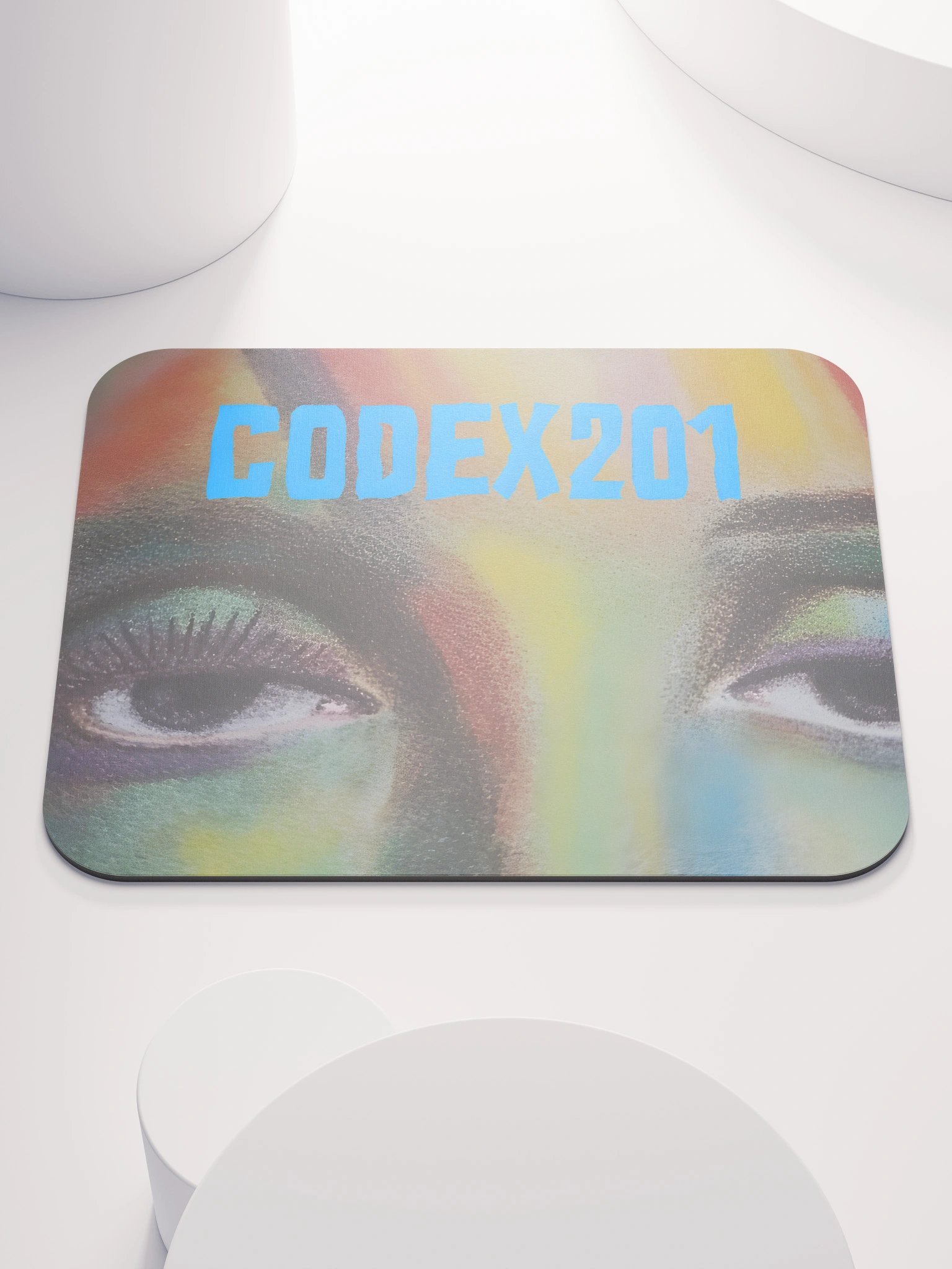 Abstract Face Mouse Pad product image (1)