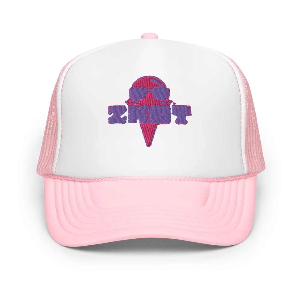 Pink Logo ZKOT Mesh Cap - Show your Support with Style - Headwear product image (1)