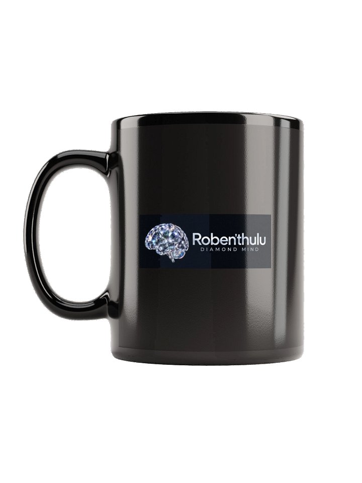 Supplier mockup of The Bright Idea Mug in black