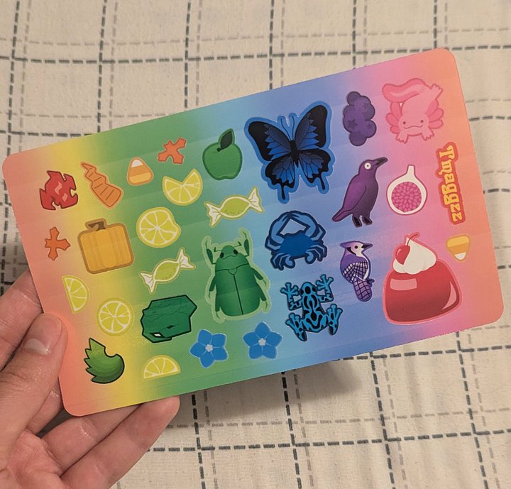 Rainbow Sticker Sheet product image (1)