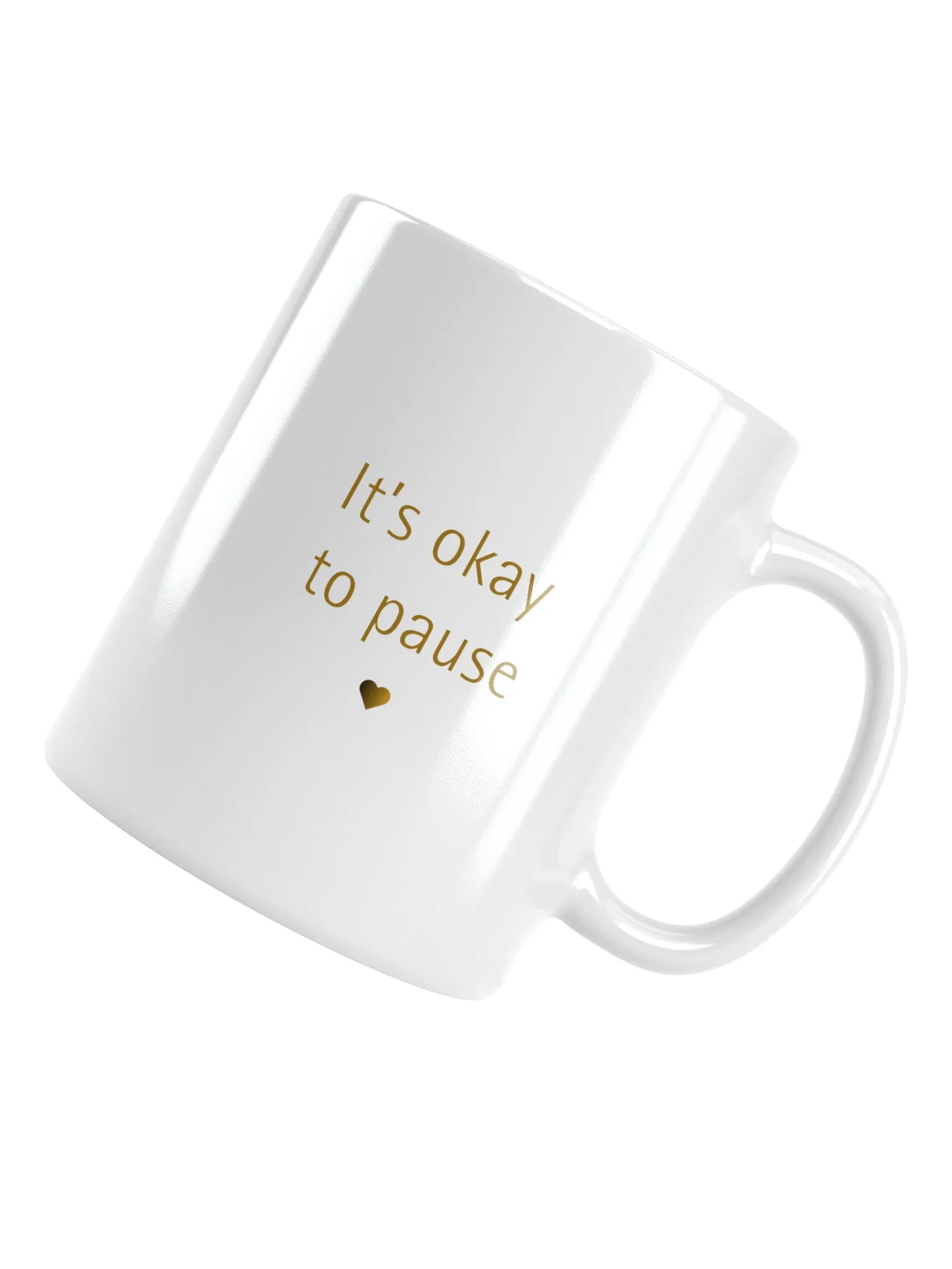 It’s Okay to Pause – Minimalist Self-Care Mug product image (4)