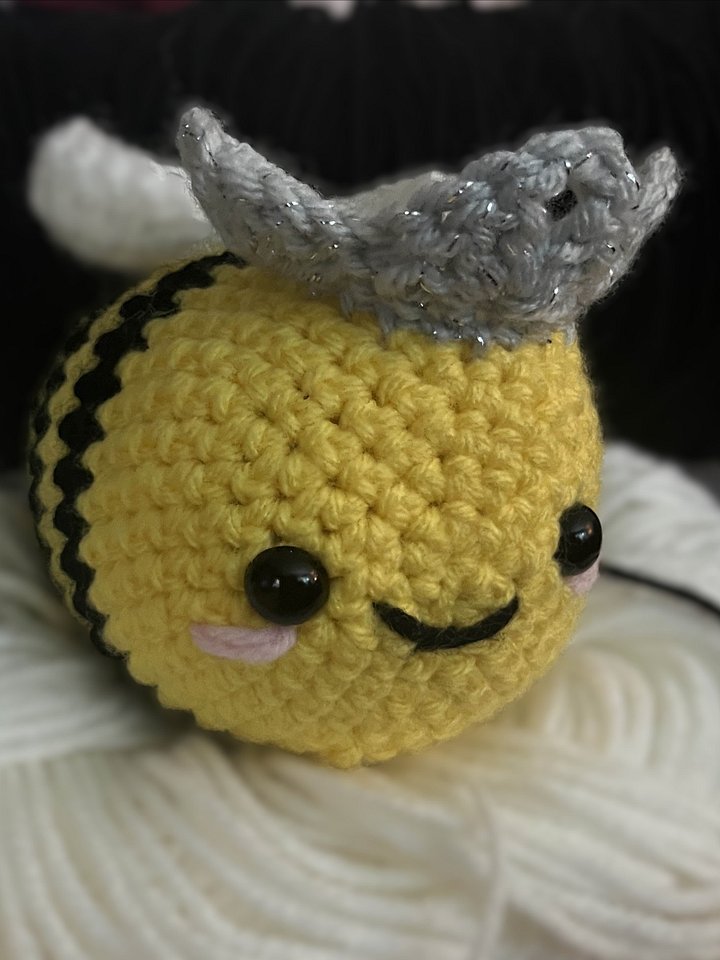 Queen Bee Handmade Crocheted Plush product image (1)