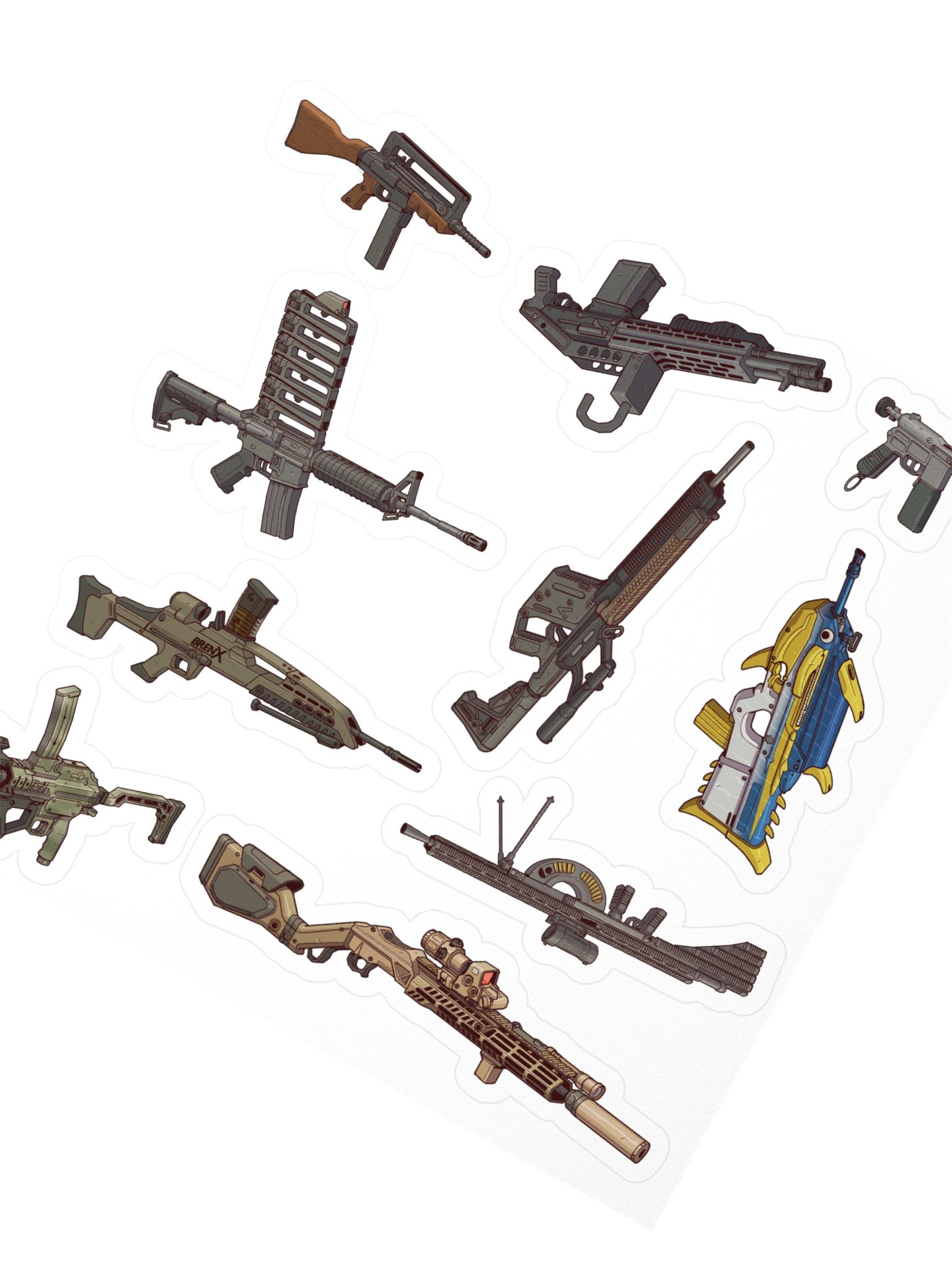 Cursed Gun Stickers 2026 product image (2)