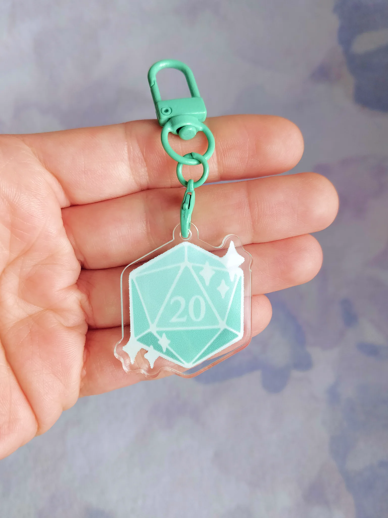 D20 Keychains - Full Set of 8 product image (8)