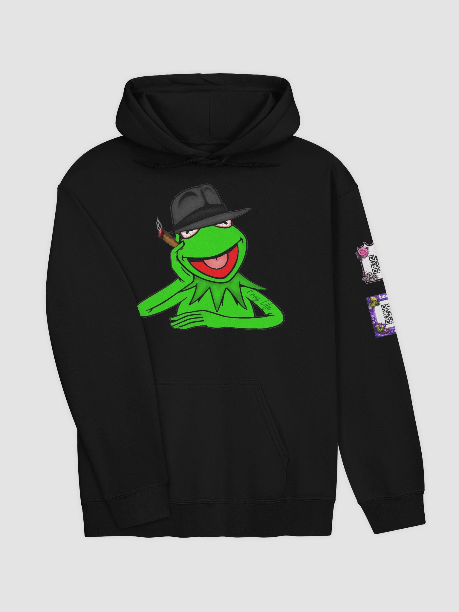Kermit Hoodie (Logo) w/QR product image (3)